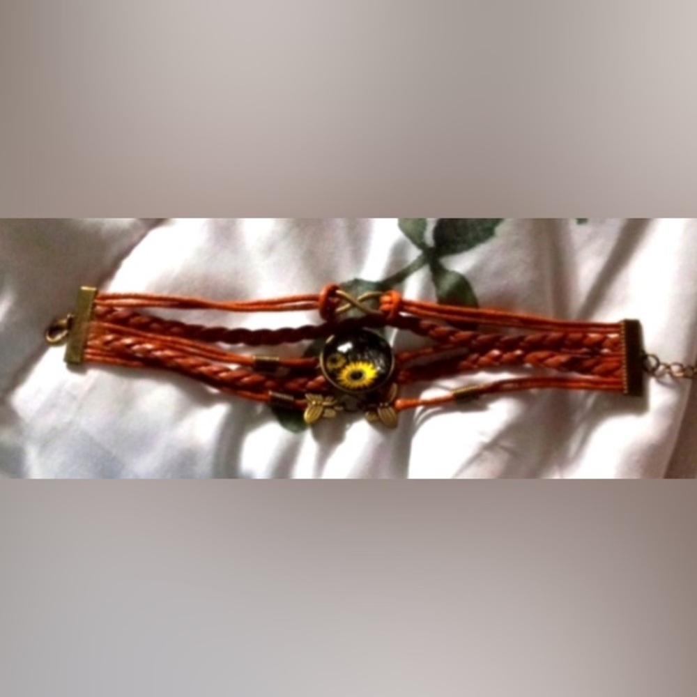Cute leather bracelet you are my ☀